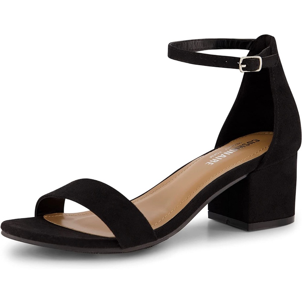 Black block heel. Never worn! Size 11. Originally $40